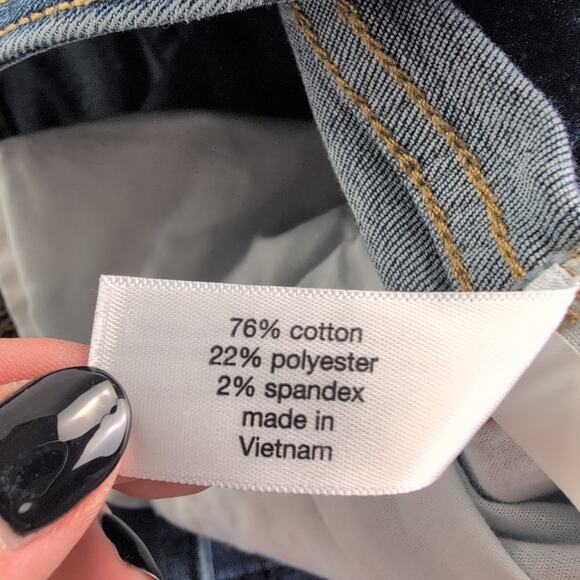 Lane Bryant Stretch Flare Jeans Women's Size 28 Medium Wash - Picture 4 of 10